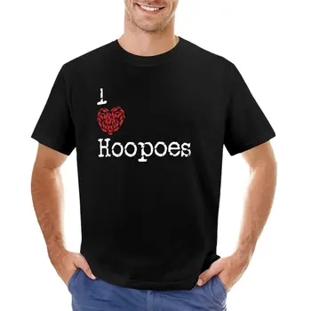 Eu Coração Hoopoes | Amor Poupa Birds T-Shirt kawaii roupas em branco t-shirts t-shirt dos homens
